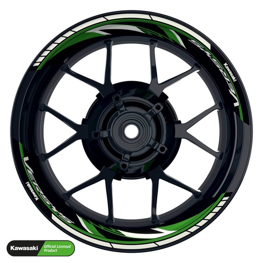 [42436-07-KM] Kawasaki Versys Rim Decals splitted Design Razor