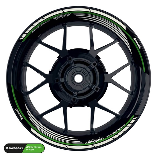 [42460-07-KM] Kawasaki NINJA ZX-10RR Rim Decals splitted Design Saw