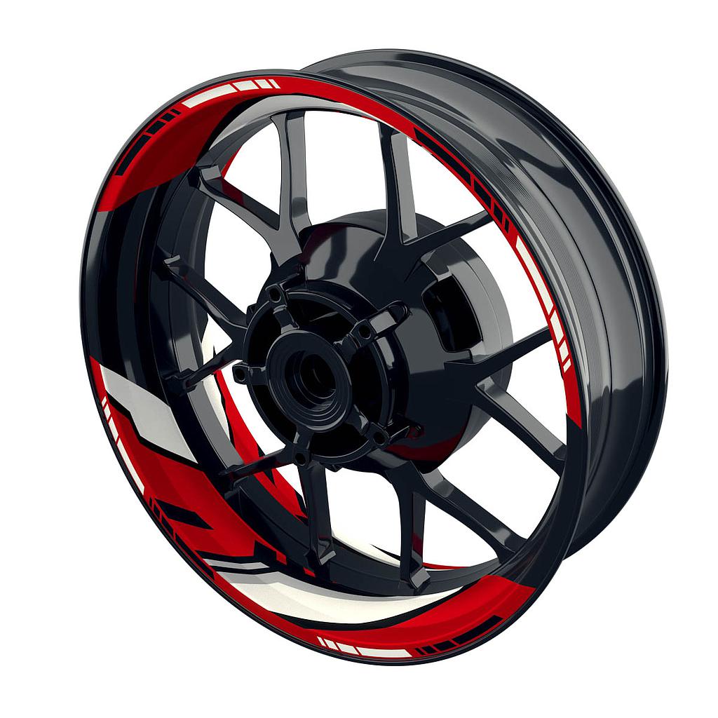 Felgenaufkleber RACING V7 Premium geteilt