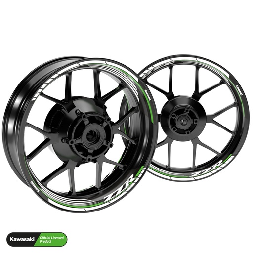 [42474-07-KM] Kawasaki ZZR Rim Decals splitted Design Saw