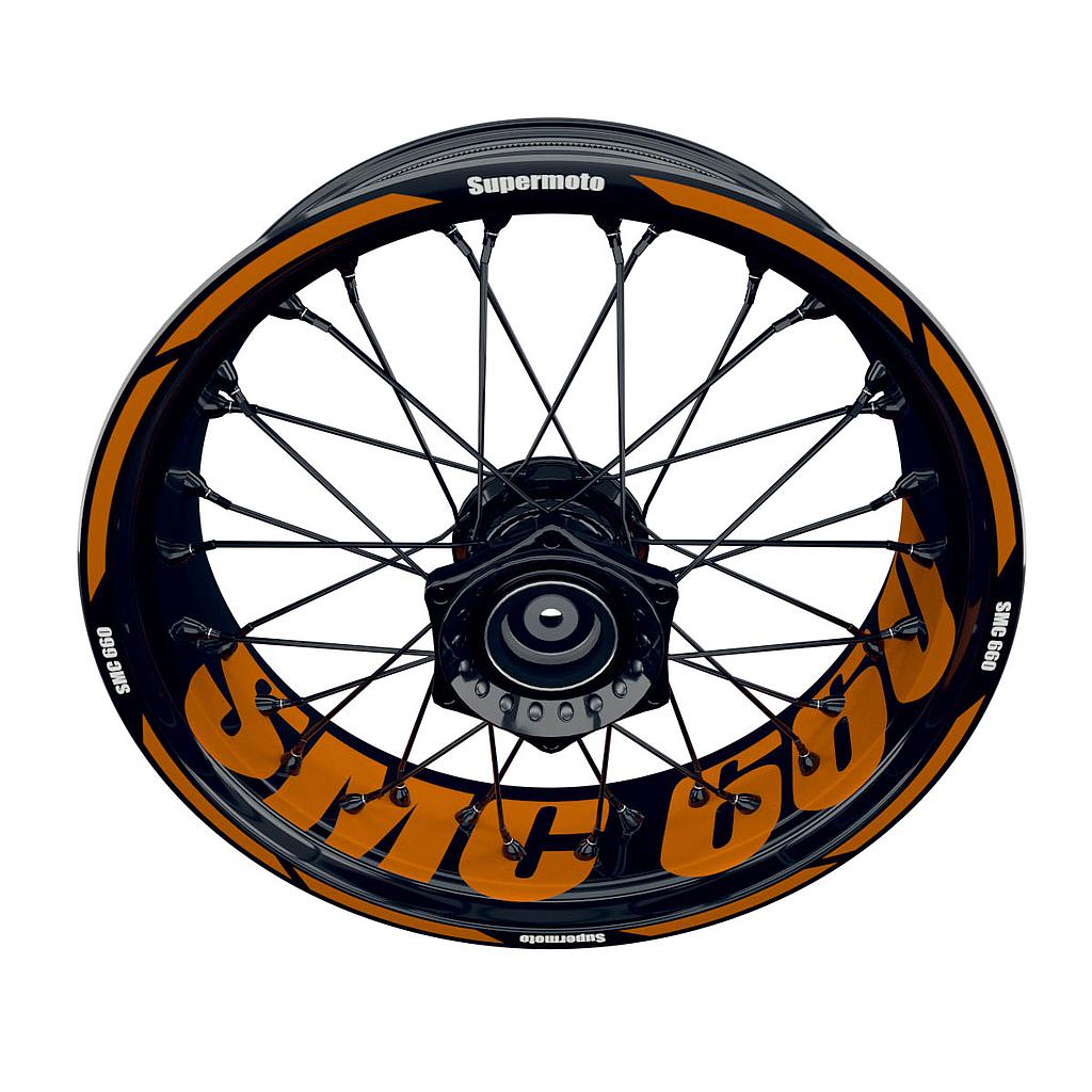 SMC 660 Rim Decals Supermoto