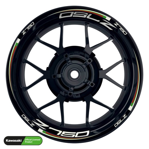 [42609-40-KM] Kawasaki Z750 Rim Decals Light Design V2