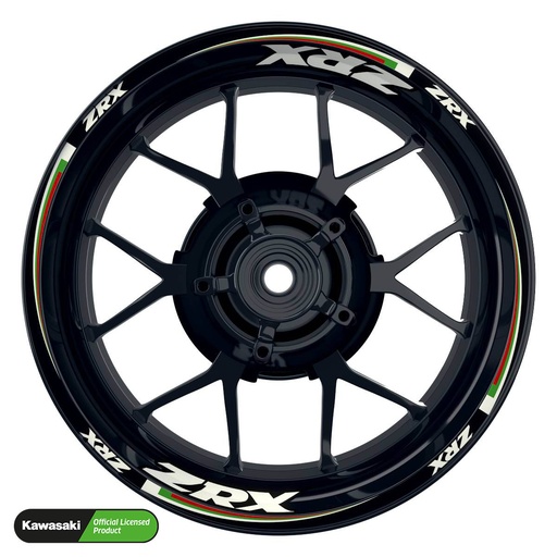 [42618-40-KM] Kawasaki ZRX Rim Decals Light Design V2