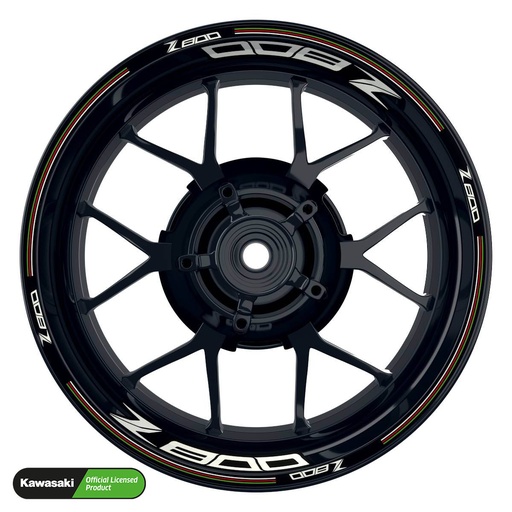 [42635-40-KM] Kawasaki Z800 Rim Decals Light Design V3