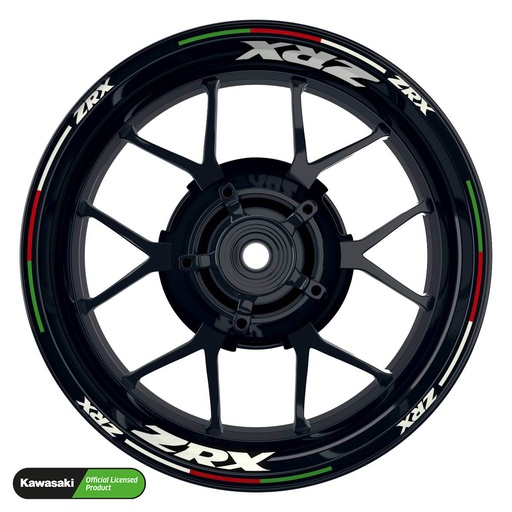 [42677-40-KM] Kawasaki ZRX Rim Decals Light Design V5