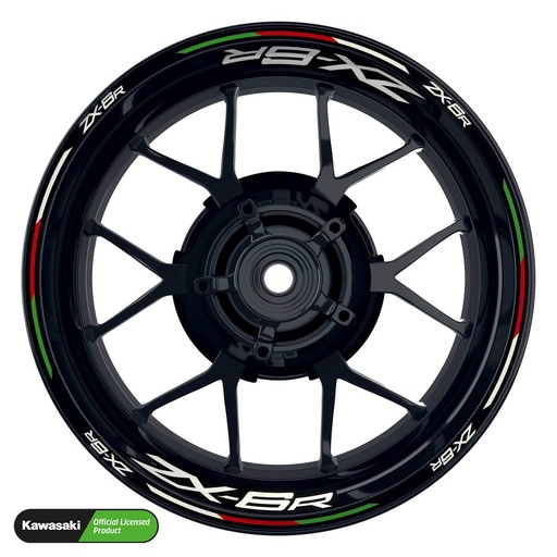 [42686-40-KM] Kawasaki ZX-6R Rim Decals Light Design V6