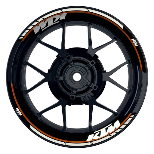 KTM Felgenaufkleber geteilt Clean