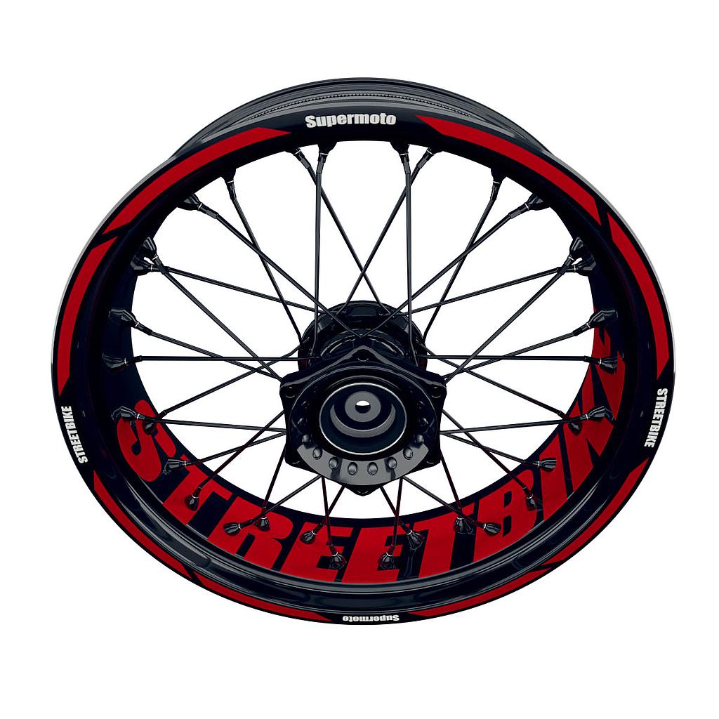 StreetBike Rim Decals Supermoto