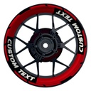 Individuelle Felgenaufkleber "Concept"Premium Wheelsticker