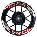 Individuelle Felgenaufkleber "GRID1 V1" Premium geteilt Wheelsticker