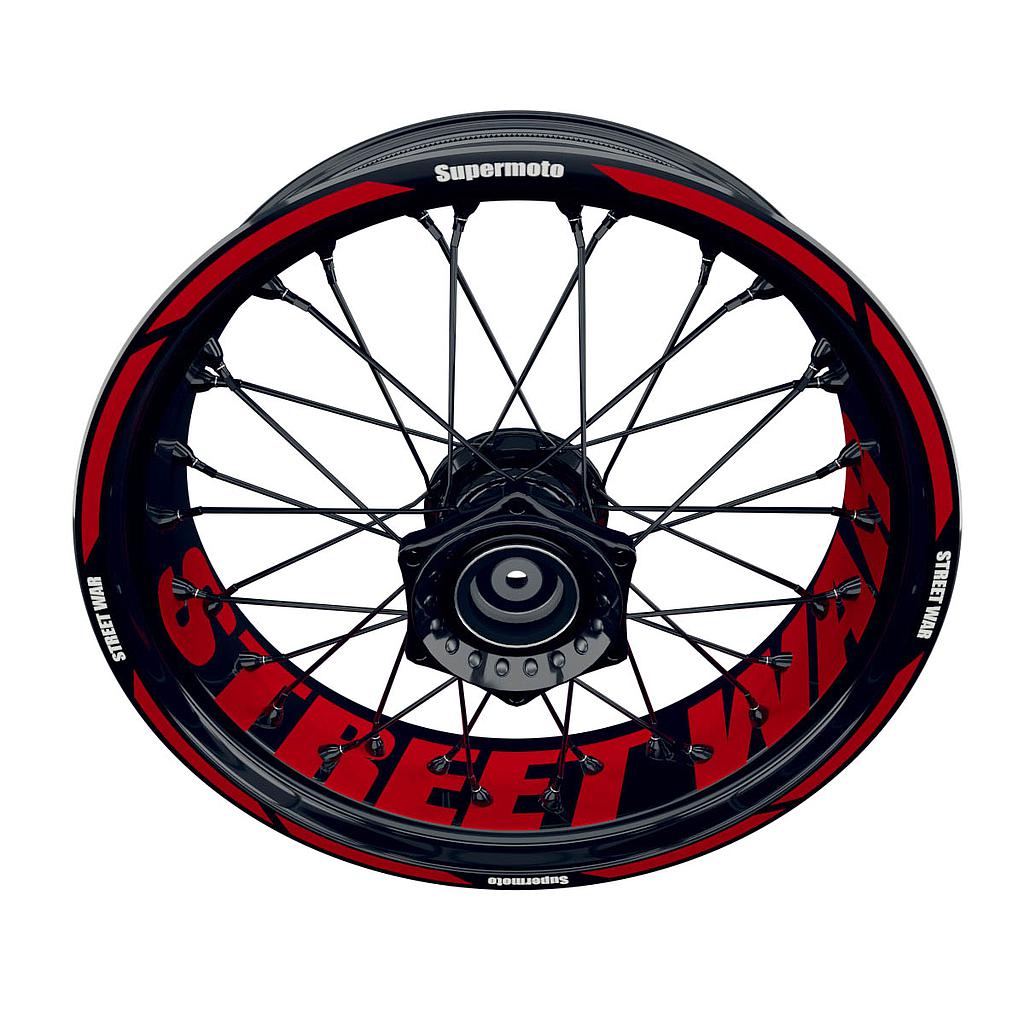 StreetWar Rim Decals Supermoto