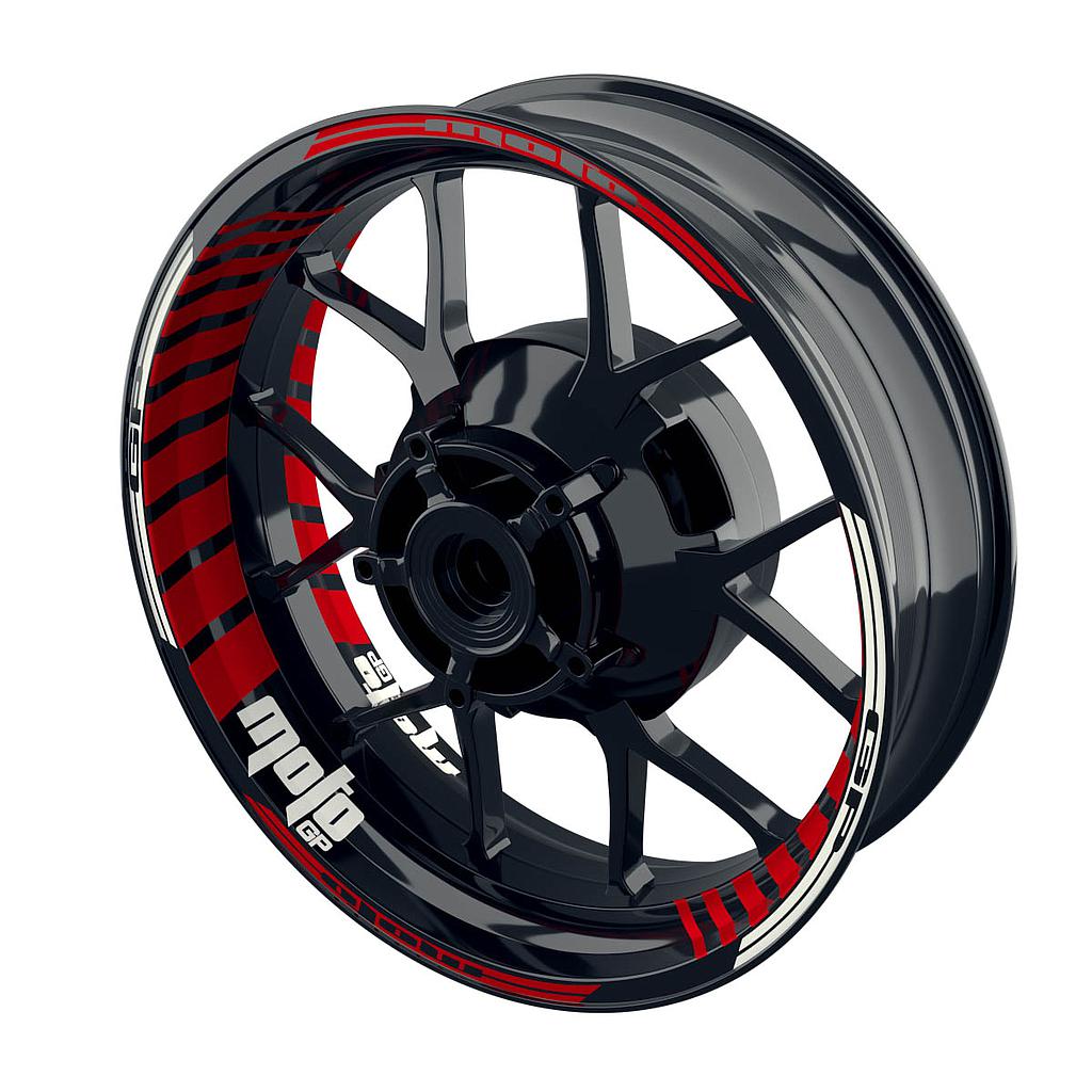 Moto GP Streifen Design Rim Decals Standart