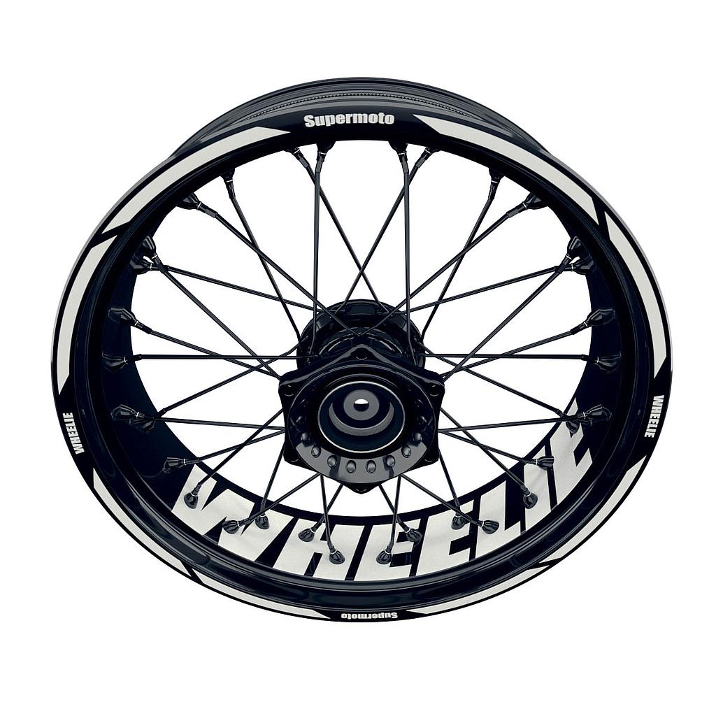 Wheelie Rim Decals Supermoto