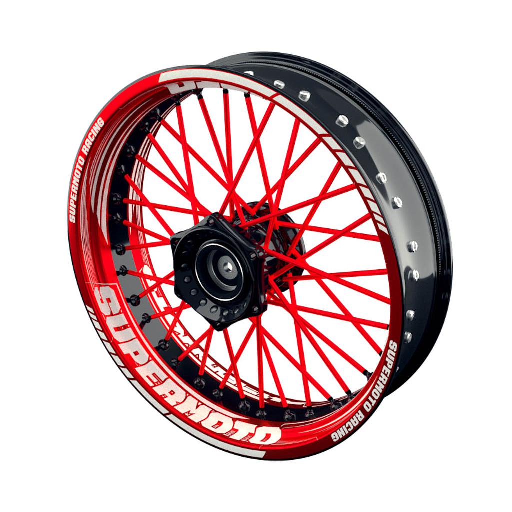 Rim Decals for Supermoto inkl. Spokes Design 1